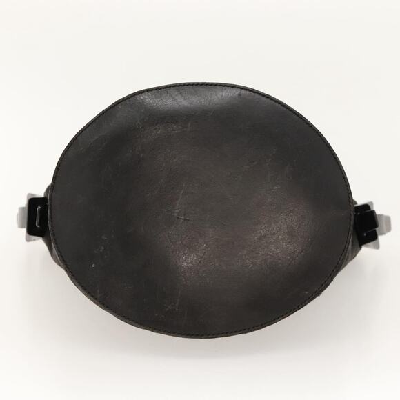 GUCCI GG Canvas Shoulder Bag Black Silver - Picture 9 of 13